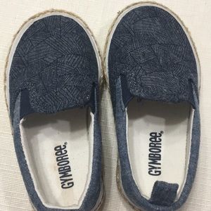 GYMBOREE Blue espadrille slip on shoes loafers baby size 5